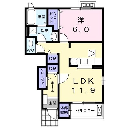 グレイナＣの物件間取画像